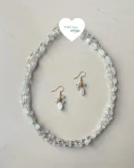 Soft Blue Stone Jewellery Set