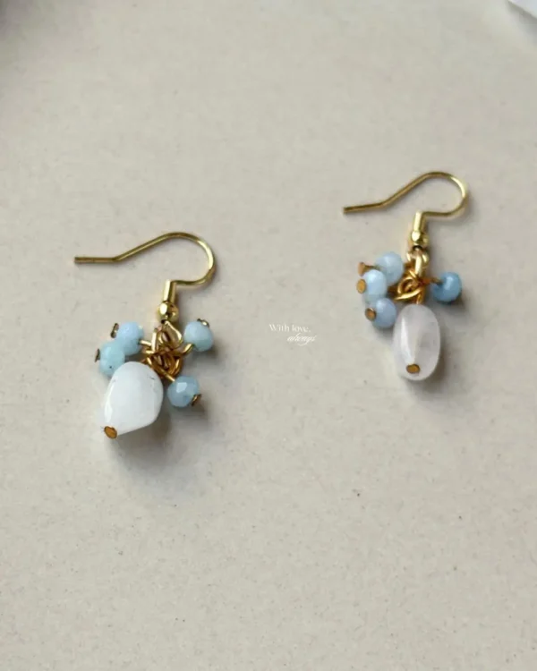 Soft Blue Stone Jewellery Set