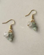 Mint stone necklace set