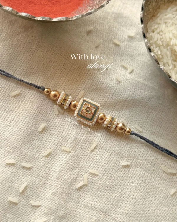 Grey Heritage Rakhi