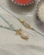 Mor Rakhi-Lumba Set