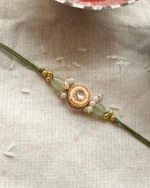Sage and pearl rakhi