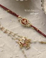 Noor Haathphool Rakhi-Lumba Set