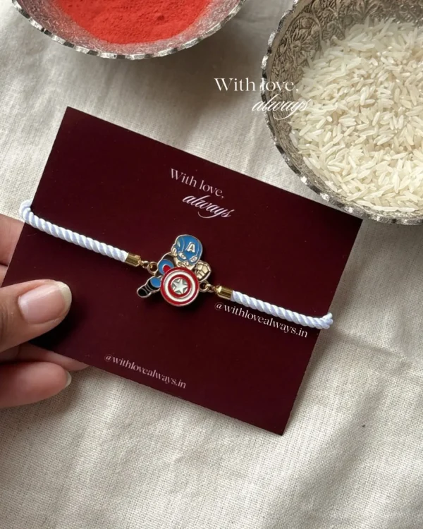 Captain America Charm Bracelet