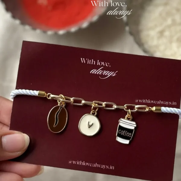 Coffee Lover Charm Bracelet