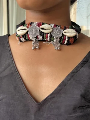 Cowrie Beaded Choker