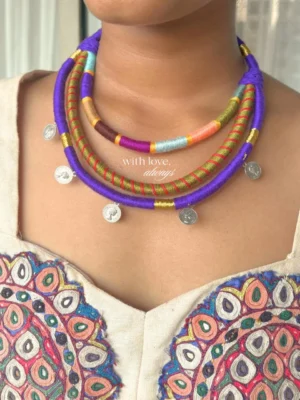Multicolour Thread Necklace