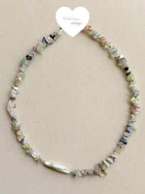 Dreamy mix of pastel gemstone chips