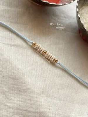 Barrel rakhi blue